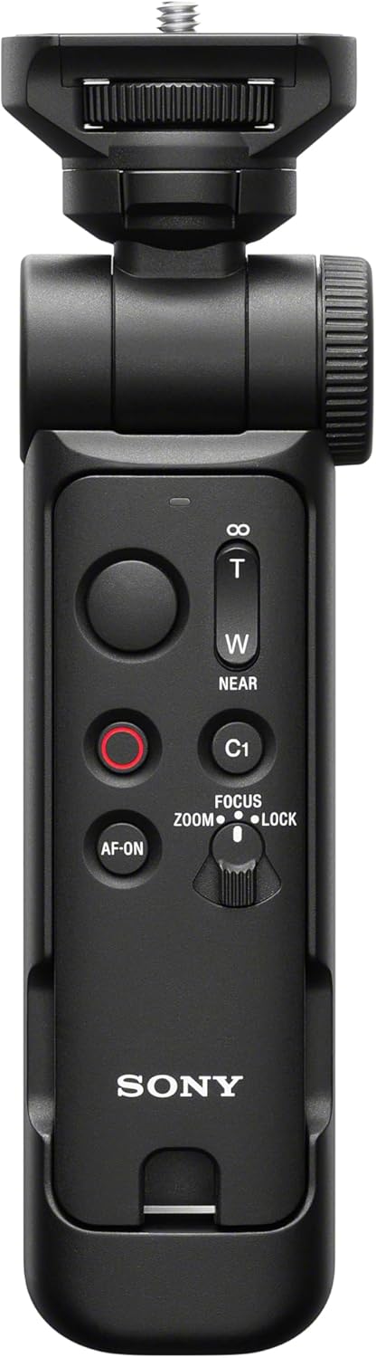 Sony GP-VPT3 Multi-function Wireless Vlogging & Selfie Shooting Grip Tripod – Remote Control, Zoom, Compact & Travel-Ready, for Sony ZV, Alpha & Cyber-shot Cameras – Black