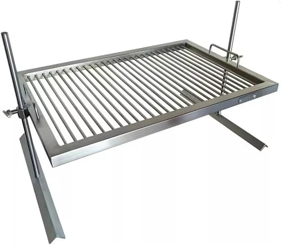 Premium Argentine Grill - Stainless Steel Argentina Grill - BBQ Parrilla Asado - Height Adjustable Grill - Sor Pampa Grill (24 x 16 in)
