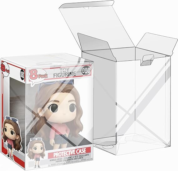 Protector Cases Compatible with Funko, 8 Count Fit 4" Collectible Figures