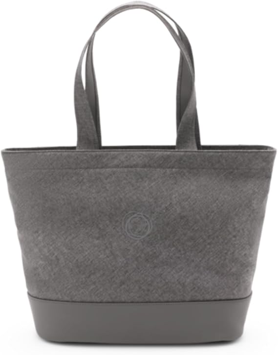 Bugaboo Changing Bag, Nappy Bag with Easy Access Pockets, Insulated Bottle Holder, Changing Mat and 3 Clutches, in Pebble Grey
