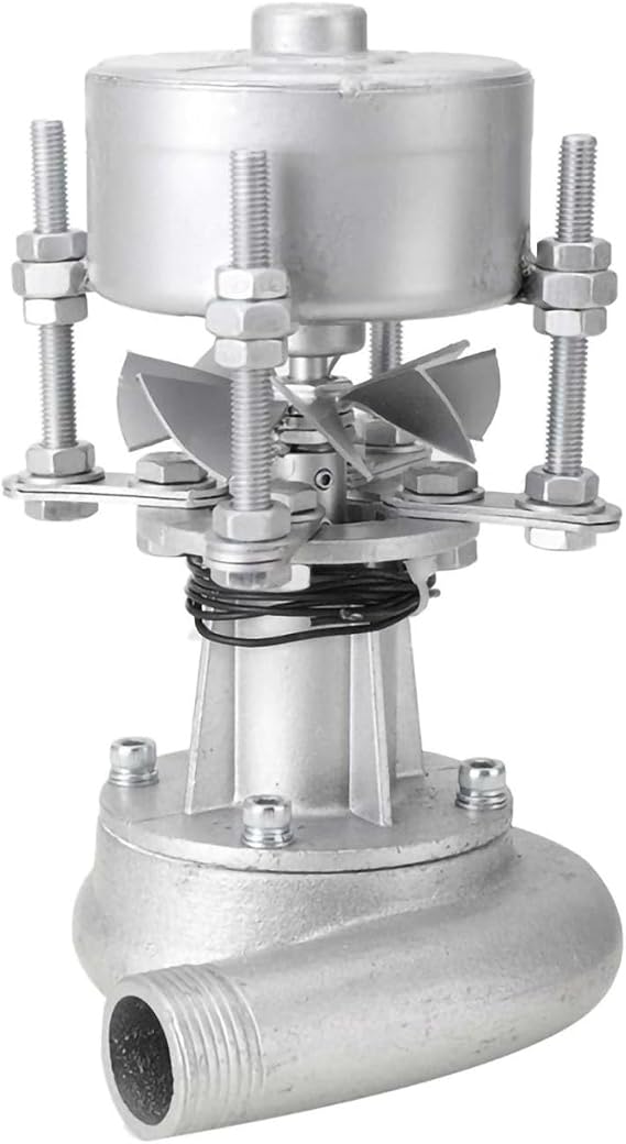 500W Micro Hydroelectric Generator, Portable Water Turbine Power Station With Bearing, High Flow Rate Mini Hydro Power Generation Tool, 220V Output Water Turbine