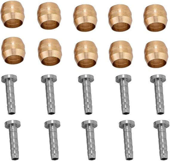 Disc Brake Olive Insert, 10 Set Hydraulic Disc Brake Hose Olive Connector Insert for Replacement Part, Bike Hydraulic Disc Brake Hose (BH90)