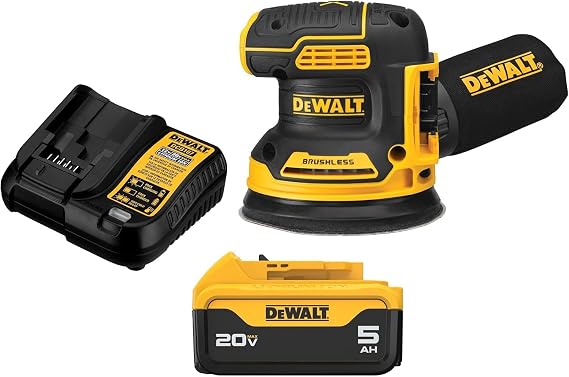 DEWALT 20V MAX Random Orbital Sander Kit (DCW210P1)