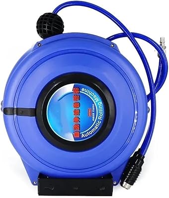 Wall Mount Pneumatic Compressor Automatic Compressed Air Hose Reel Retractable Telescopic PU 8  5 10 12 10M 15M 20M 25M joyousMini PU8X5-9M