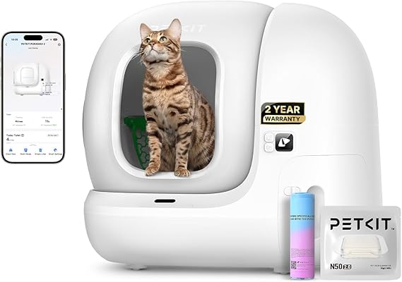 PETKIT PuraMax 2 Odor Free Automatic Cat Litter Box,with 2-Year Coverage