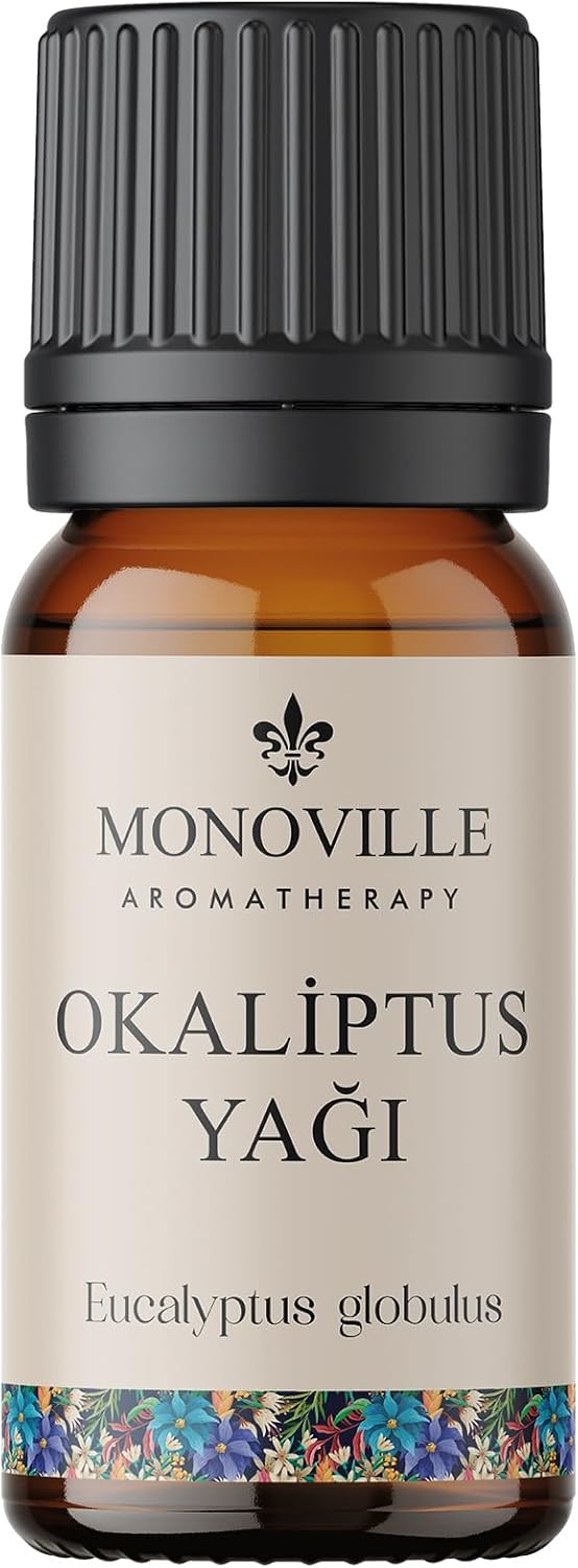 Monoville Eucalyptus Essential Oil 10 ml 100% Pure and Natural Eucalyptus Essential Oil