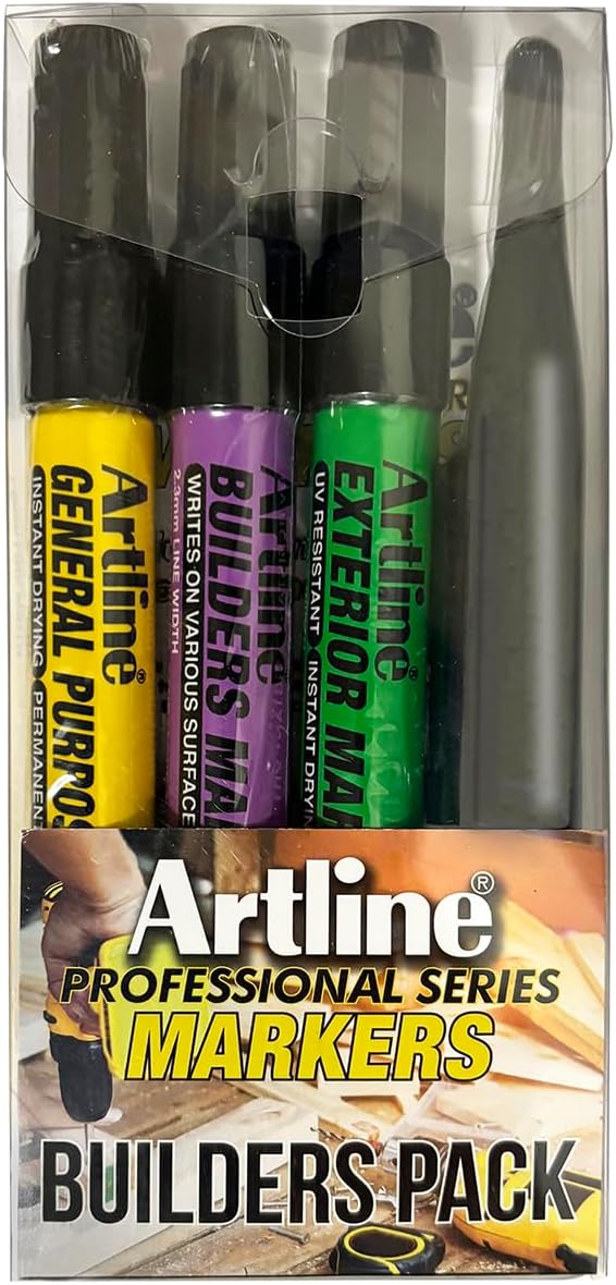 Artline Building Marking Kit for Rough and Hard-to-Reach Surfaces