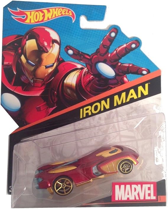 Hot Wheels, Marvel Character Car, Iron Man #1,
