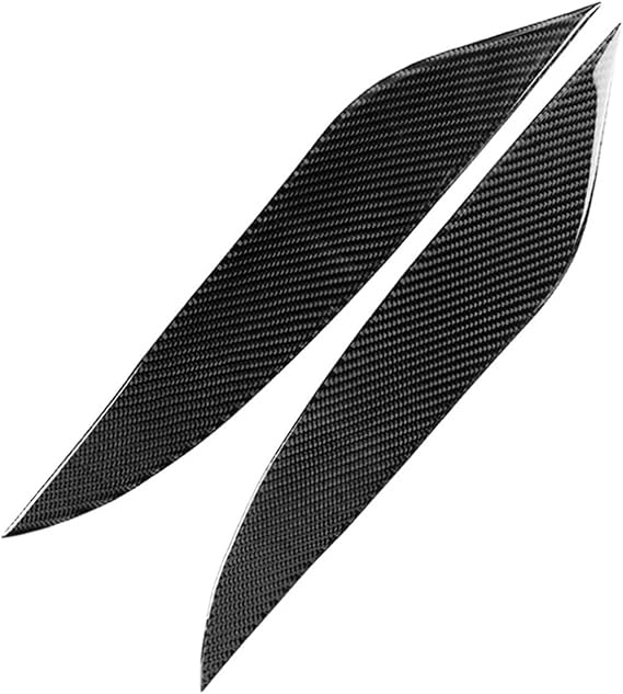 Front Headlight Eyebrow Eyelids Cover Sticker,Fit For Toyota, Land Cruiser Prado 2014-2017 headlight eyebrow frame trim