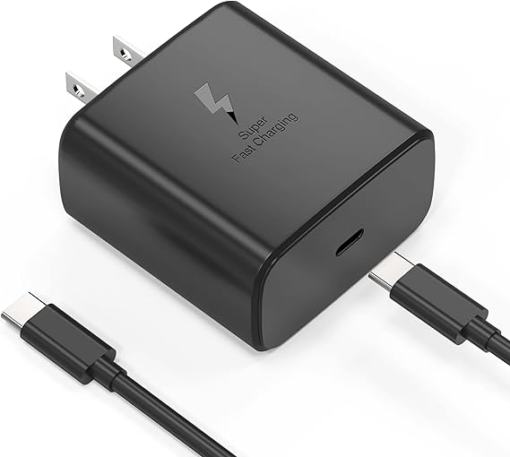 2026 45W Super Fast Charger USB C Android Phone Charger Fast Charging Compatible with Samsung Galaxy S25/S25 Ultra/S25+/S26 Ultra/S26/S26+/S24 Ultra/S23/S22/S20/S21/Note 10,Galaxy Tab, 6ft C Cable