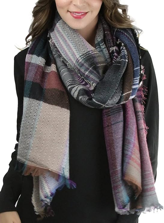 ToBeInStyle Women's Winter Super Warm Chunky Oversized Cozy Knit Scarves