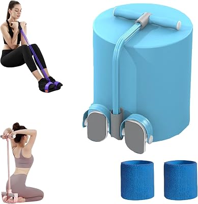 Multifunctional Pedal Puller Resistance Rope, 2024 New Multifunction Pedal Resistance Band, Tension Rope, 6-Tube Elastic Yoga Pedal Puller Resistance Band for Arm, Leg