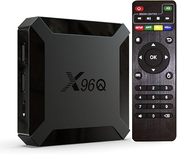 Android TV BOX X96Q 2+16G 4KHDR Quad Core Allwinner H313 Android 10.0 IEEE 802.11 b/g/n TV Box Support 4K HD DLNA, MIRACAST, AIRPLAY
