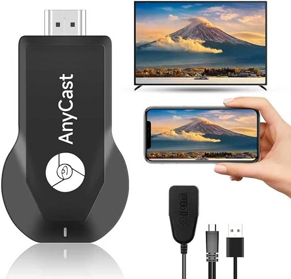 HDMI, Mirrorcast, Wireless, Mirroring, Mirroring Your Mobile Phone Screen on iPhone & Android Screens, Miracas YouTube Watching, Wifi Smartphone, Screen Connection, Shows Your Smartphone On Your