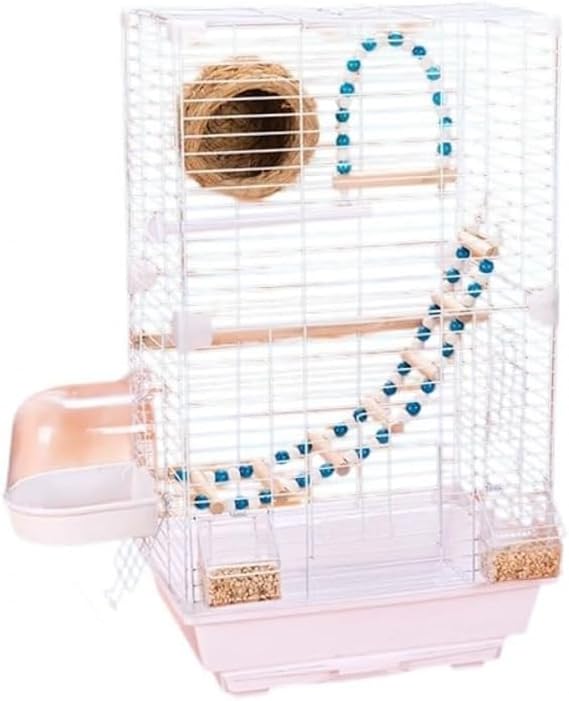 Large Birdhouse Clear Bird Cage Suitable for Flying Birds Great for Small and Medium Birds Spacious Space for Viewing
