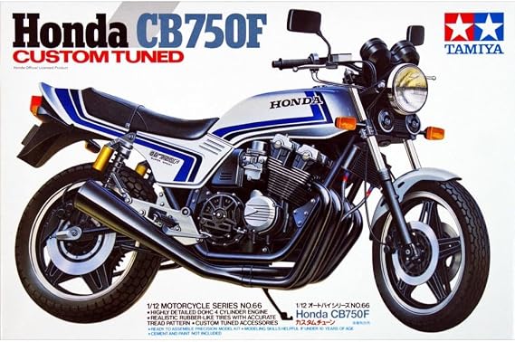 Tamiya 14066 1/12 Motorcycle Series No. 66 Honda CB750F Custom Tune Plastic Model