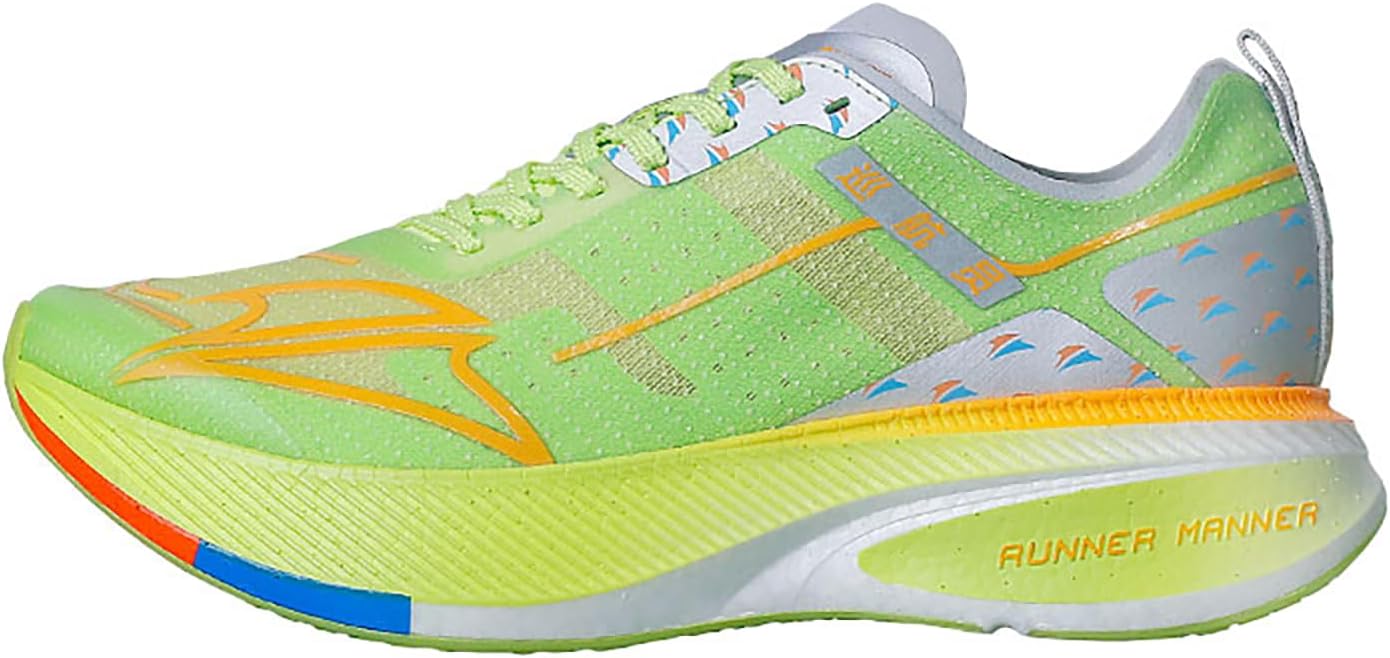 Carbon Plate Running Shoes for Men Cushioned, Lightweight, Breathable, Non-Slip Road Sneakers (US Size 7.5-11.5)