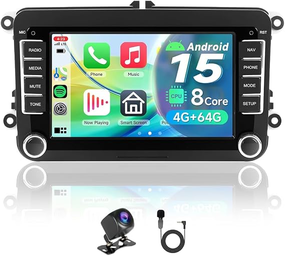 8Core AI Android15 Radio for VW Golf 5/6 Passat B7 Amarok Caddy Polo Sharan