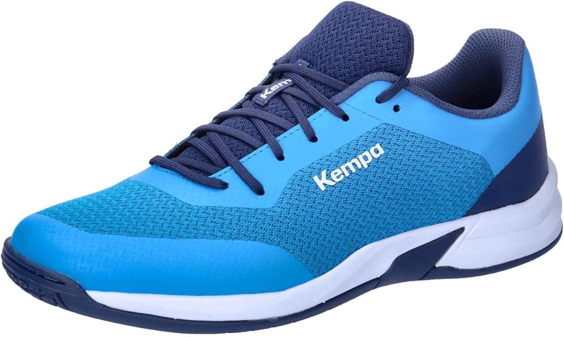Kempa Unisex Kourtfly Three Sports Shoes, blue white, 10