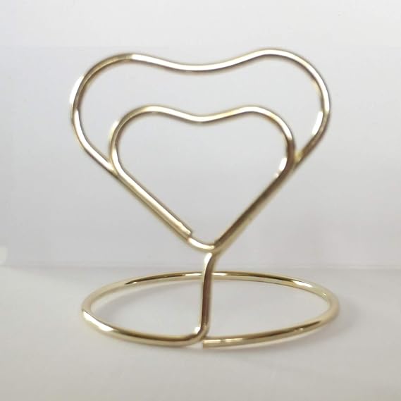 Wire Place Card Holders (25 Qty) (Gold)