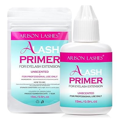 Lash Primer for Eyelash Extensions15ML Eyelash Primer Increase Lash Adhesive Bonding Power Pretreatment for Semi Permanent Lash Extension Ideal for Extend Lash Glue Retention TimeUNSCENTED