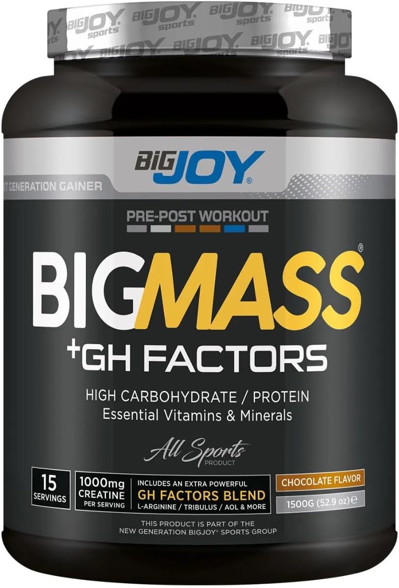 Bigjoy Bigmass Gh Factor Carb Powder - Chocolate Flavored 1 Pack 1 X 1500 G