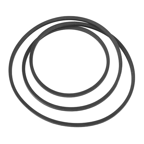 Yardwe 1Pc Lawn Mower Deck Drive Belt Replacement for Durable Rubber Material Easy Installation Compatible with Riding Lawn Mowers Versatile Lawn Mower Accessories