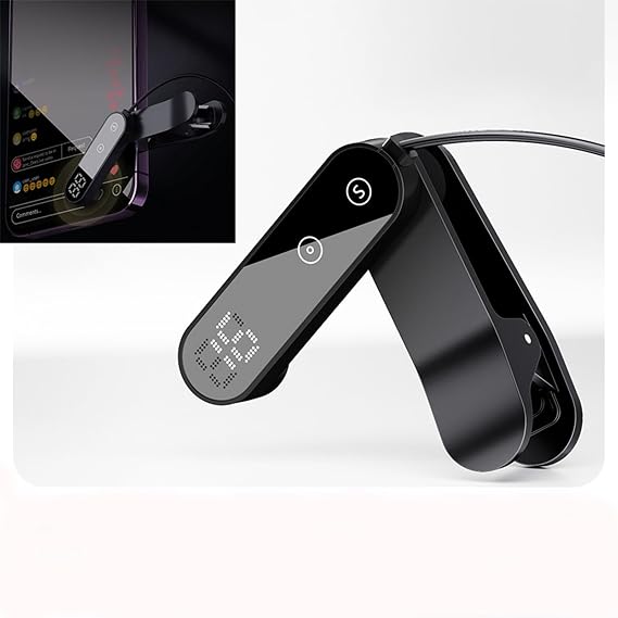 Auto Clicker for Smart Phone, Adjustable Speed Screen Auto Tapper, Compatible with iPhone iPad Apps, Matte Black