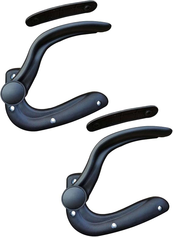 harayaa Office Chair Adjustable Armrest Pair Support Arms and Elbow Replacements with Mount Screws Comfort with Pads Gaming Chair Armrest Pads, Black