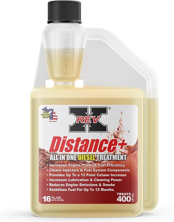 REV-X Distance+ All-In-One Diesel Additive - 16 fl. oz.