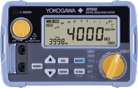Yokogawa MY600 Digital Insulation Tester 50/100/250/500/1000V 4000 Mohm