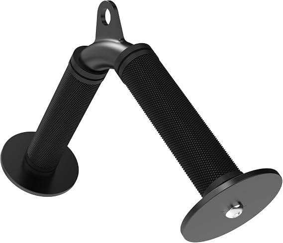 Tricep V Bar Cable Attachment, Non-Slip Rubber Grip Tricep Bar for Gym Cable Machine, Tricep Pull Down Attachment for Arm Training