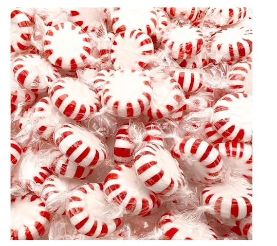 Starlight Peppermints Hard Candy, Individually Wrapped Discs, Party and Holiday Treats, Mint Flavor, (2 Pack)