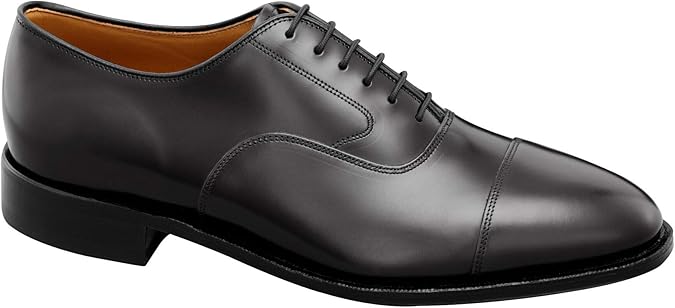 Johnston & Murphy Mens Melton Cap Toe Lace-Up Oxford Dress Shoe