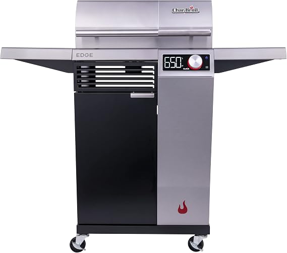 Charbroil Edge Electric Grill with Built-In Cabinet, Steel Construction, Digital Temperature Control, 200F700F Temperature Range, Fast Preheat, AutoClean - 22652143