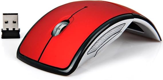 Foldable Wireless Mouse 2.4GHz for The PC Computer Mouse Foldable Folding Mice USB 2.0 Receiver for PC Laptop