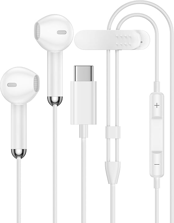 USB C Wired Headphones for iPhone 17 Pro Max 17e Air 16 16e 16Pro 15Plus 15