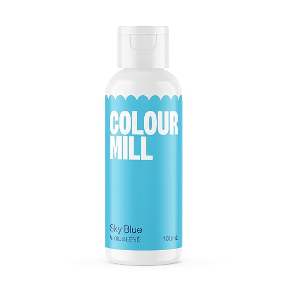 Colour Mill Oil-Based Food Coloring, 100 Milliliters Sky Blue