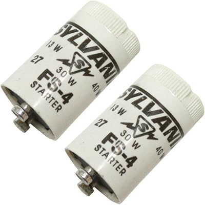 Sylvania 44917 FS4 Fluorescent Starter 2Pk 150240 40W 2 Count White Fluorescent Light Bulb
