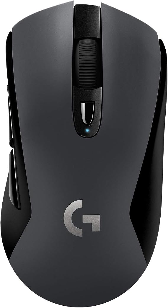 Logitech G603 Lightspeed Wireless Gaming Mouse, Hero 12K Sensor, 12,000 DPI, Lightweight, 6 Programmable Buttons, 500h Battery Life, On-Board Memory, PC/Mac - Black