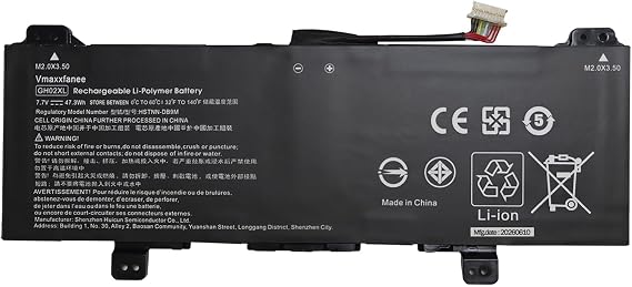 GH02XL Laptop Battery 47.3Wh Replacement for HP Chromebook 11A G8 11 G8