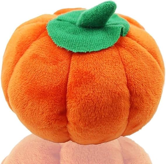 Orange Pet Pumpkin Chew Squeak Plush Dog Cat Pet Supplies