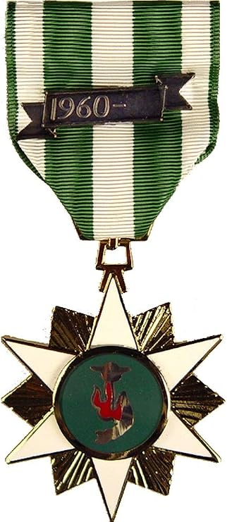 HMC Vietnam Campaign Medal - Green, Stars, Adult Male, Full Size, Military