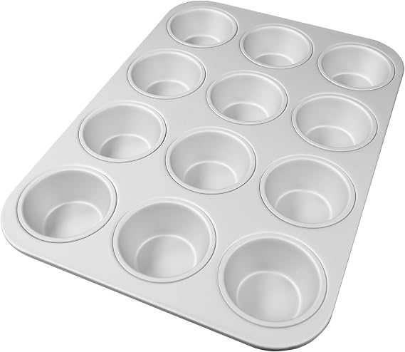 Fat Daddio's Anodized Aluminum Standard Muffin Pan, 11.2 x 15.8 Inch