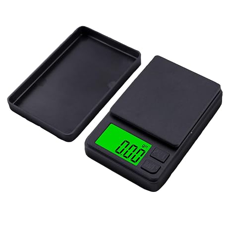 Jewelry Weighing Scale 1000g x 0.01g Black Digital Travel Scale Mini Digital Scale Small Pocket Size Scale Traveling Scales Kitchen Scale Digital Mini Scale