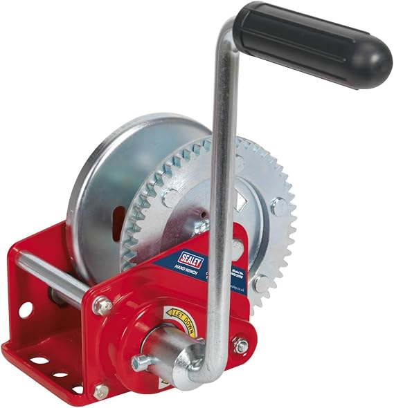 Sealey GWE1200B Geared Hand Winch with Brake, 540kg Capacity