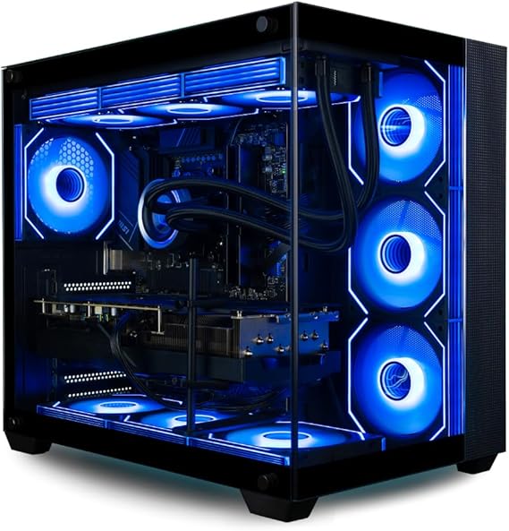 Panorama XL RTX 5080, 24-Core i9-13900KF, 32GB DDR5 RAM, 2TB Gen4 SSD, 360mm Liquid Cooled Gaming Desktop PC w/Windows 11 Pro, RGB Keyboard+Mouse, Internal WiFi 6E, 3X DP, HDMI