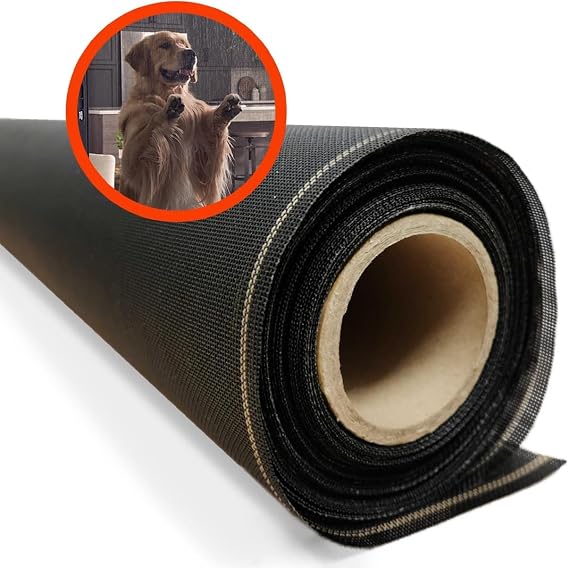 Super Screen 20/20 No-See-Um, Insect & Pet Proof, 96 in x 100 ft Mesh Roll | Replacement Screen for Window, Porch, Patio, Durable Weather Proof Mesh Screen Roll, Insect, Dog & Cat Proof