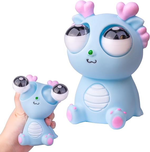 Squeeze Dragon Pop Out Eyes Figure for Christmas Birthday Gift Party Favors
