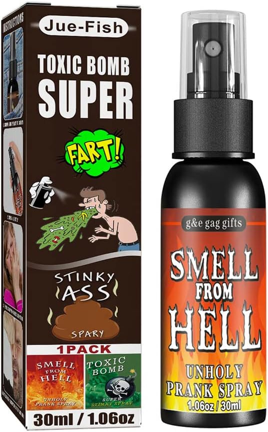 Furzspray Farting Prank Smelly Bottle Smell Bombe-Prank Stink Spray extra Starkes Furzspray das nach Stinkear riecht ungiftig 33 ml